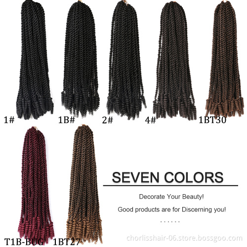 Wholesale Ombre Prelooped Passion Twist Water Wave Hair Synthetic Crochet Hair Braids Natural Passion Spring Twist For African